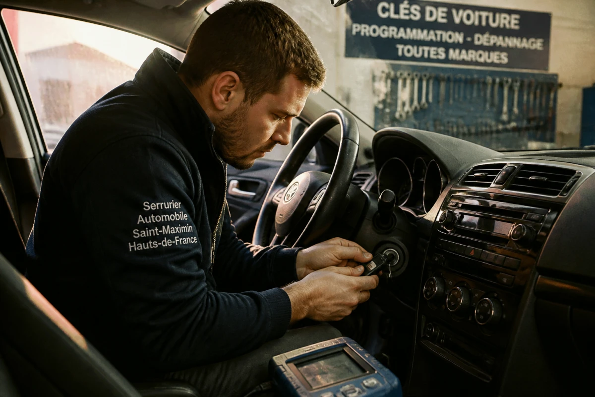 Programmation clé immobiliseur voiture Chantilly